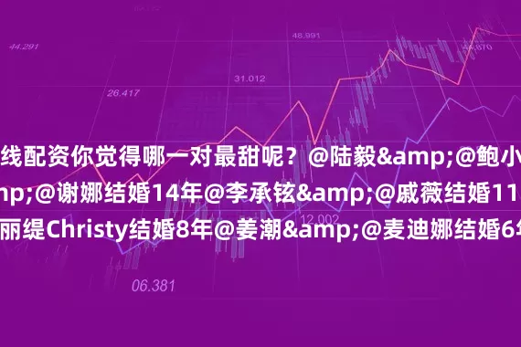 在线配资你觉得哪一对最甜呢？@陆毅&@鲍小蕾同学结婚19年@张杰&@谢娜结婚14年@李承铉&@戚薇结婚11年@张伦硕&@钟丽缇Christy结婚8年@姜潮&@麦迪娜结婚6年@张若昀&@唐艺昕结婚6年@艾热AIR_uugabiz&孜巴@zibaa结婚5年@杜淳&@王灿兮结婚4年@金恩圣official&@张檬结婚3年曾伟昌@Al